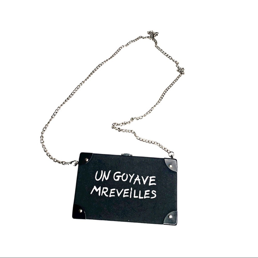 Black box crossbody bag